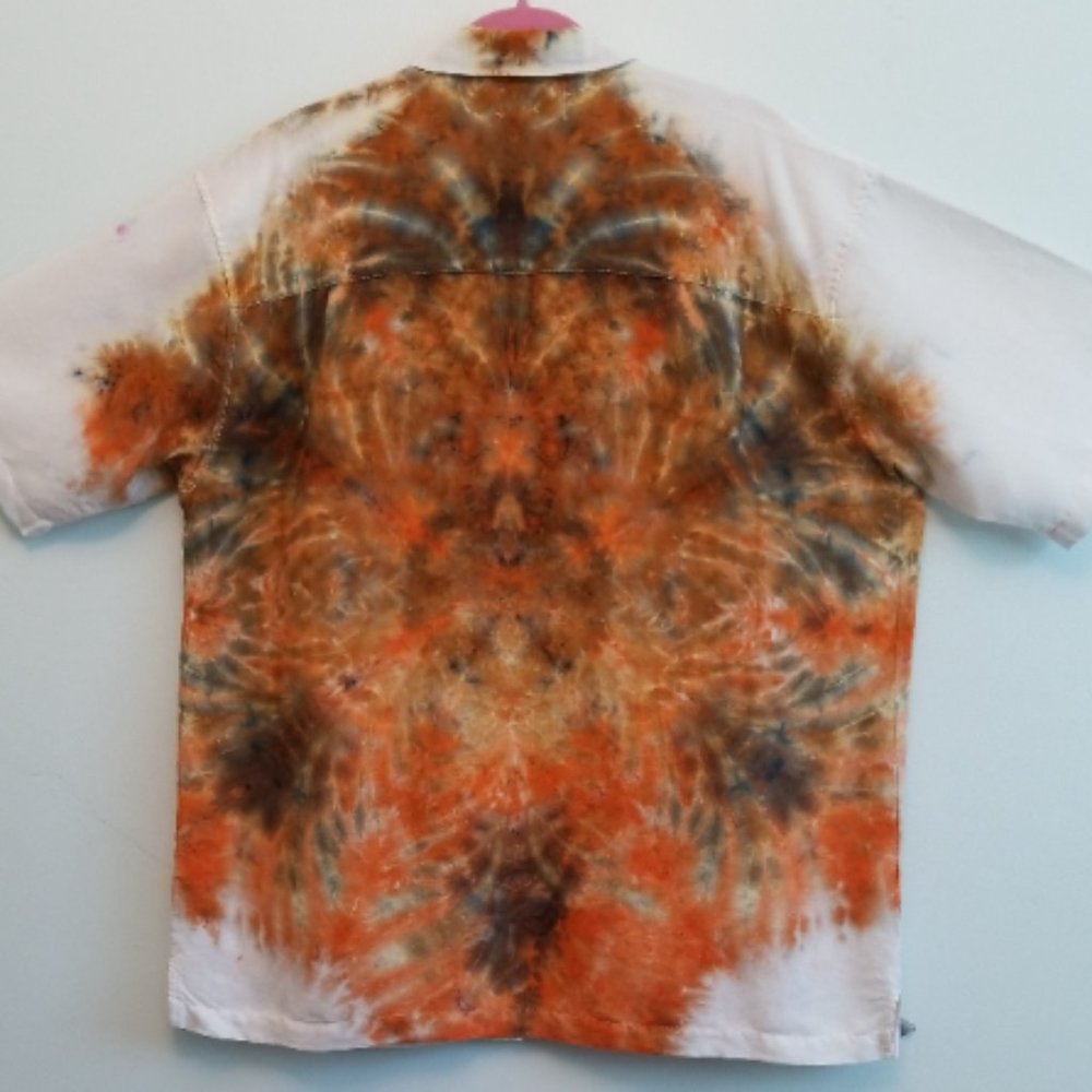 Men's L, Upcycled One-of-a-kind, Hand tied & dyed